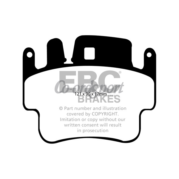 EBC Ultimax OEM Replacement Brake Pads image