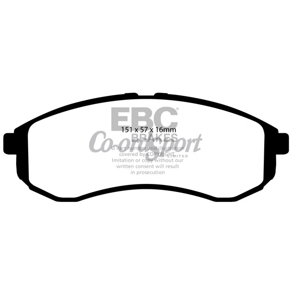 EBC Ultimax OEM Replacement Brake Pads image