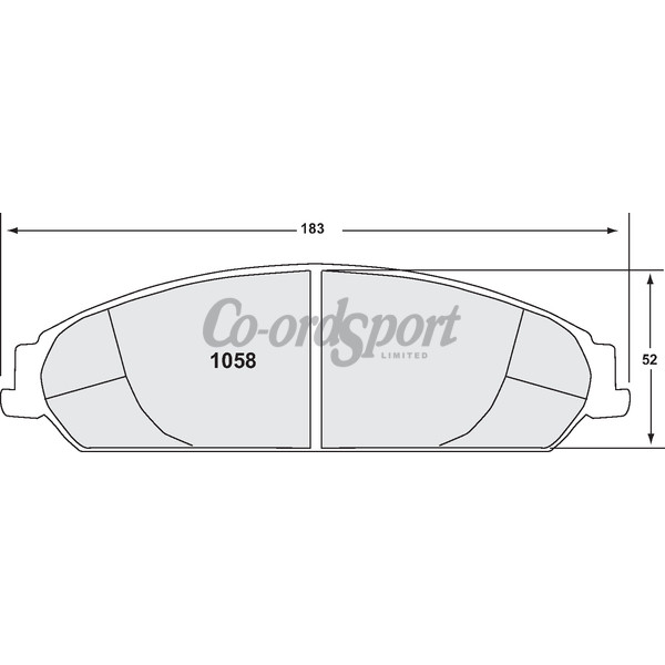 PFC 1058 Carbon Metallic Brake Pad Set image