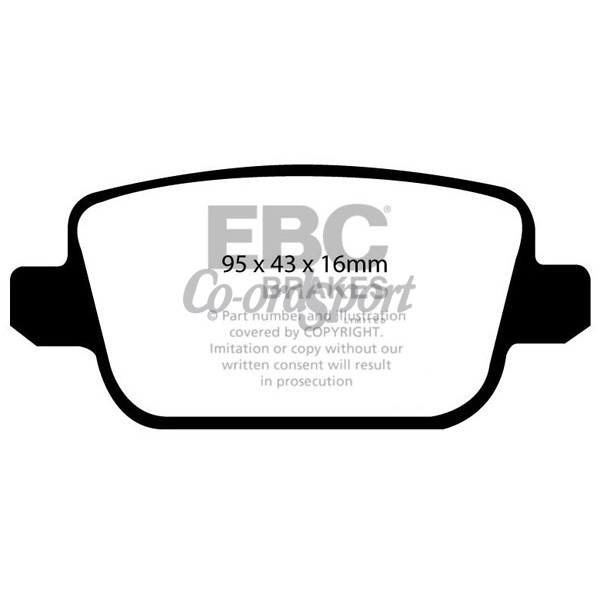 EBC Ultimax OEM Replacement Brake Pads image