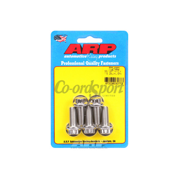 ARP M10 x 1.50 x 25 12pt SS bolts image