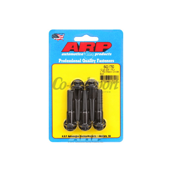 ARP 3/8-16 x 1.750 12pt black oxide bolts image