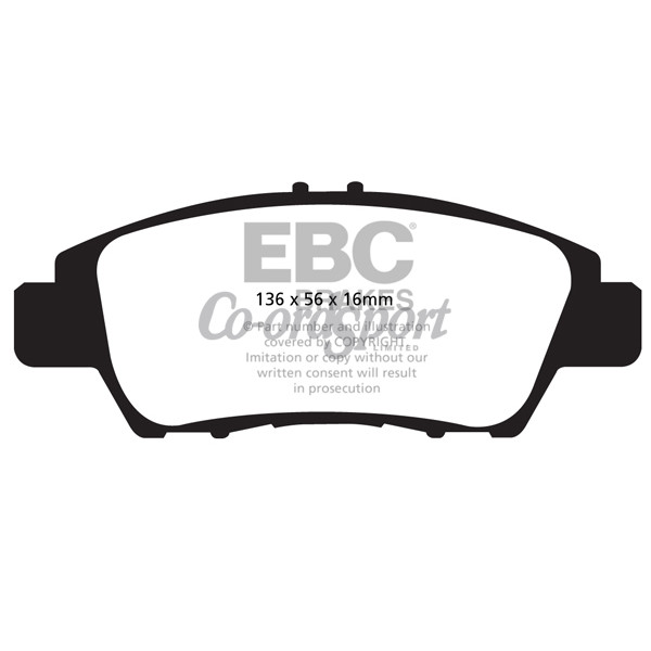 EBC Ultimax OEM Replacement Brake Pads image