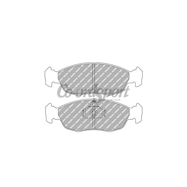 Ferodo DS3.12 Front Brake pads 106 306 Citreon Saxo xsara image