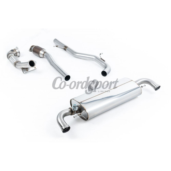 Milltek Turbo-back including Hi-Flow Sports Cat Audi TT Mk image