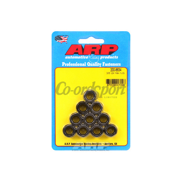ARP 3/8-24 hex nut kit 10PK image