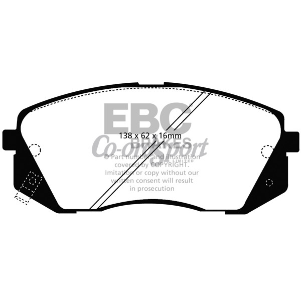 EBC Ultimax OEM Replacement Brake Pads image