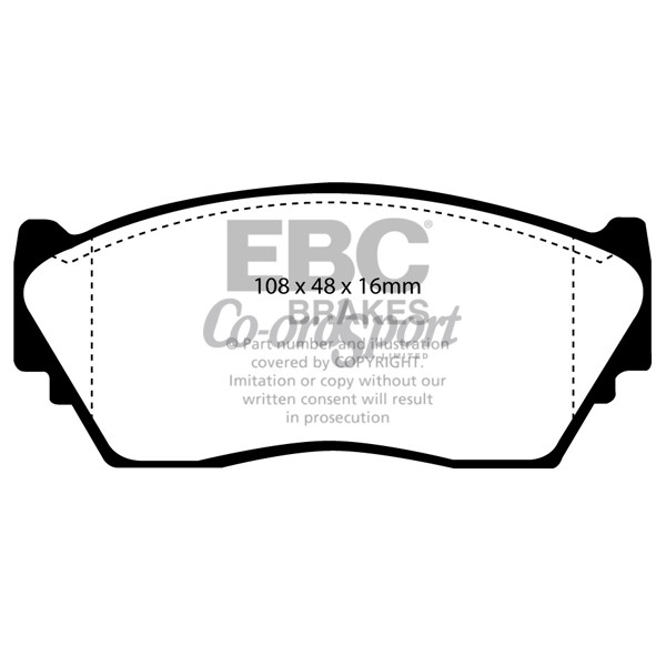 EBC Ultimax OEM Replacement Brake Pads image