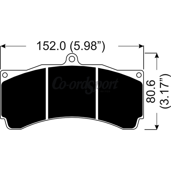 AP Racing Pad Set (4)-17 00T image