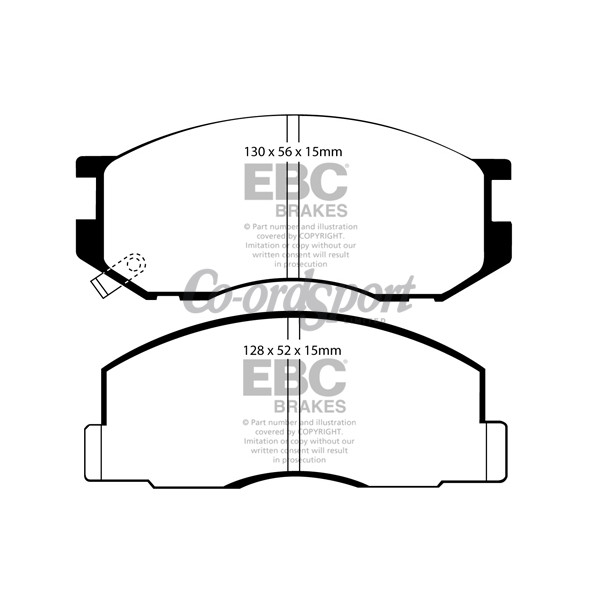 EBC Ultimax OEM Replacement Brake Pads image