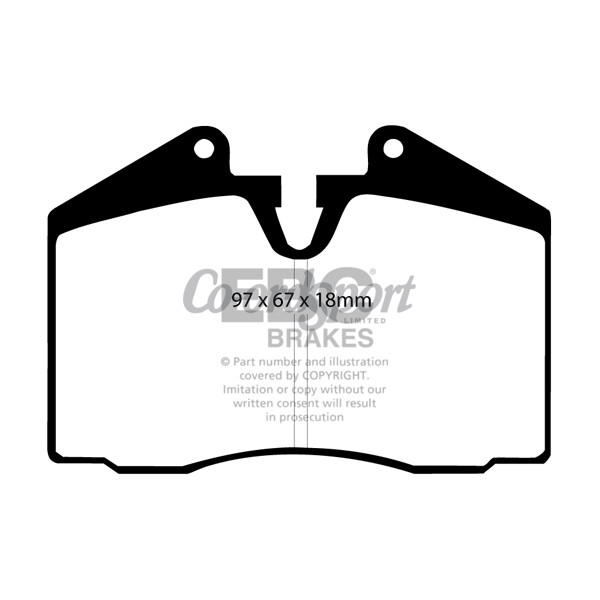 EBC Ultimax OEM Replacement Brake Pads image