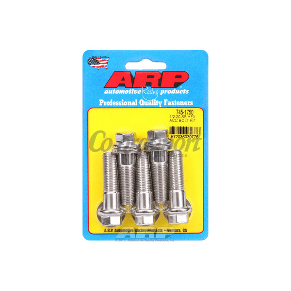 ARP 1/2-20 x 1.750 hex SS bolts image