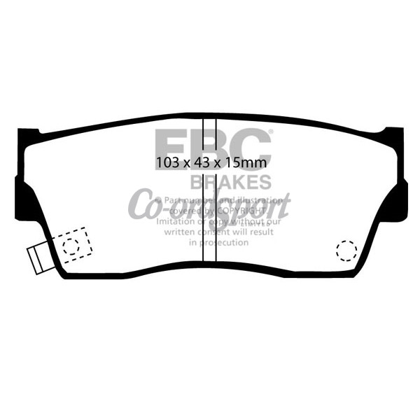EBC Ultimax OEM Replacement Brake Pads image
