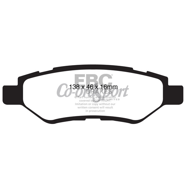 EBC Ultimax OEM Replacement Brake Pads image