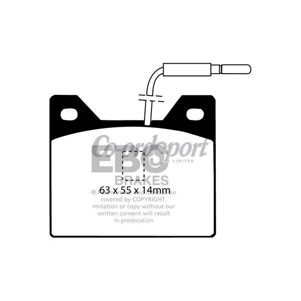 EBC Ultimax OEM Replacement Brake Pads image