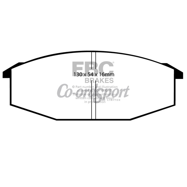 EBC Ultimax OEM Replacement Brake Pads image