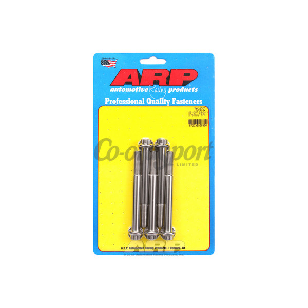 ARP 3/8-24 x 3.750 12pt 7/16 wrenching SS bolts image