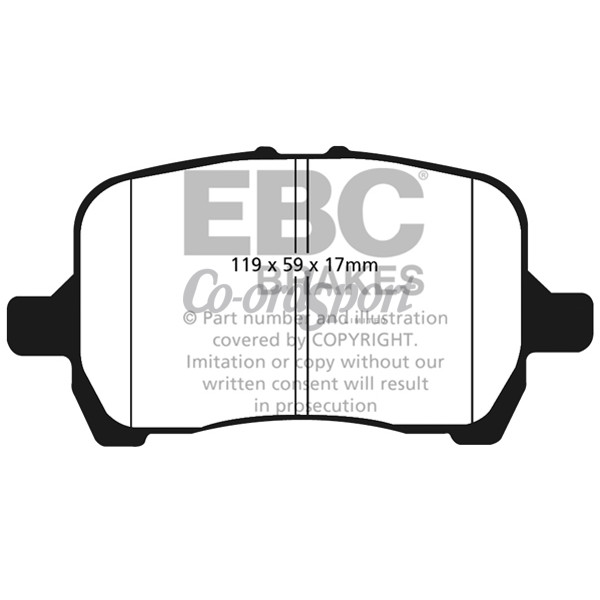 EBC Ultimax OEM Replacement Brake Pads image