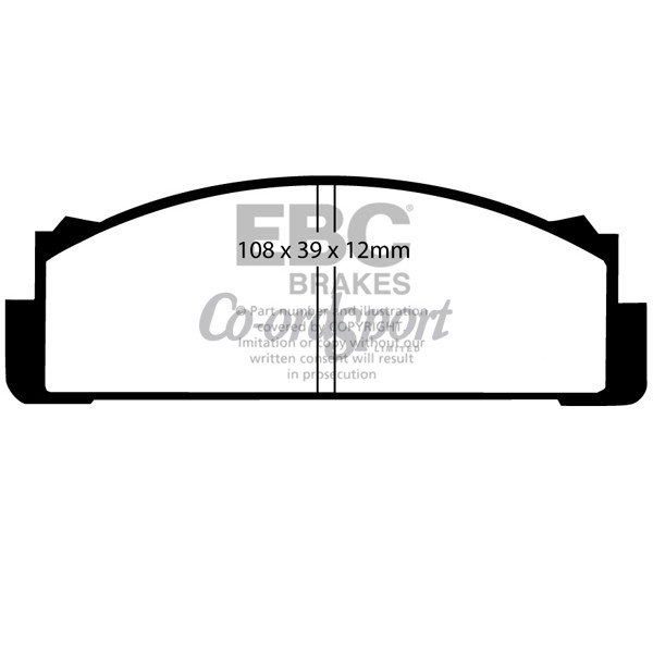 EBC Ultimax OEM Replacement Brake Pads image