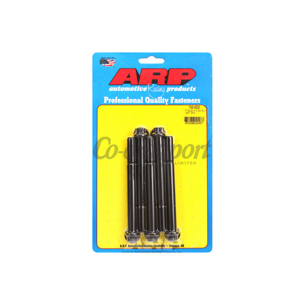 ARP 7/16-20 x 4.500 12pt black oxide bolts image