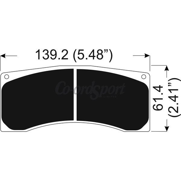 AP Racing Racing Pad Set  4 -16.00T image