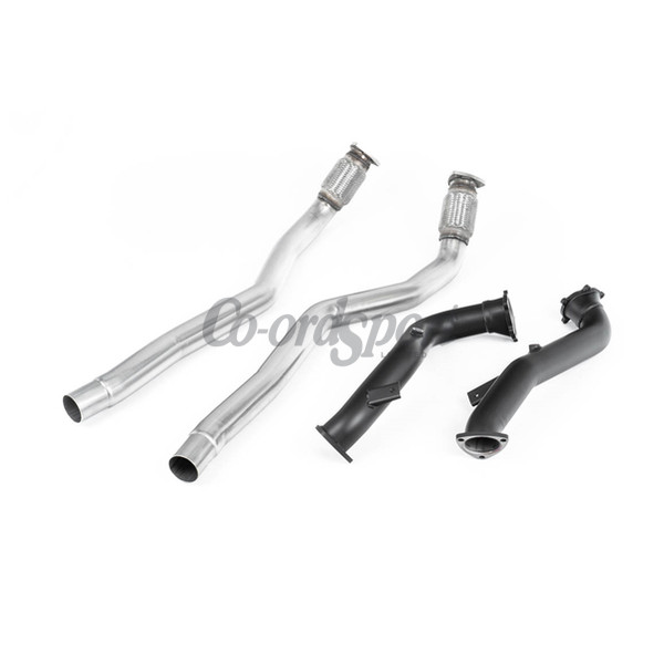 Milltek Large-bore Downpipes and Cat Bypass Pipes Audi S7 image
