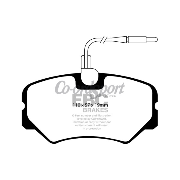 EBC Ultimax OEM Replacement Brake Pads image