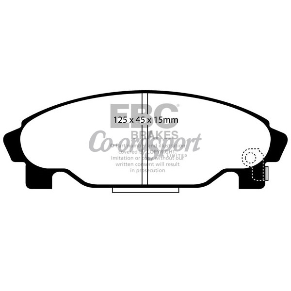 EBC Ultimax OEM Replacement Brake Pads image