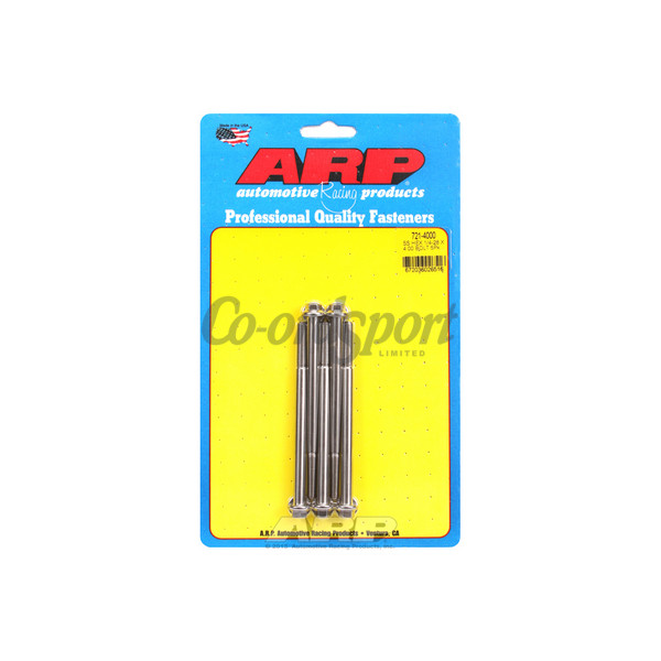 ARP 1/4-28 x 4.000 hex SS bolts image