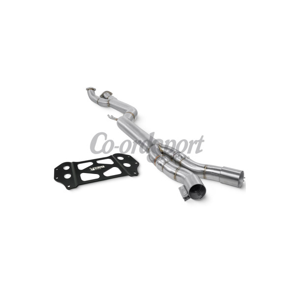 Scorpion Single Mid Pipe Removes GPF M3 G80 G81 M4 G82 including image