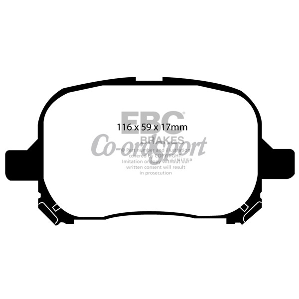 EBC Ultimax OEM Replacement Brake Pads image