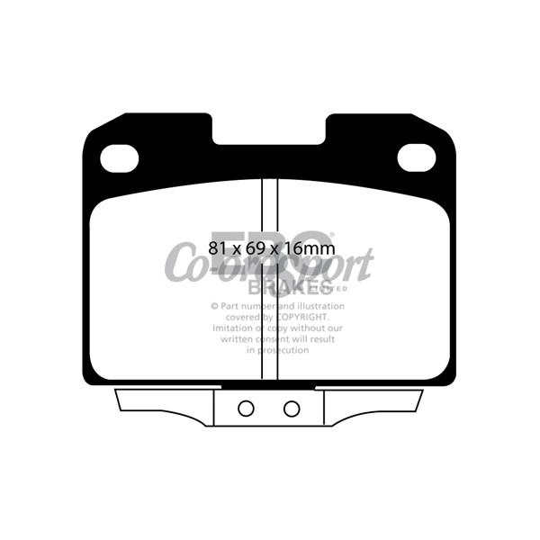 EBC Ultimax OEM Replacement Brake Pads image