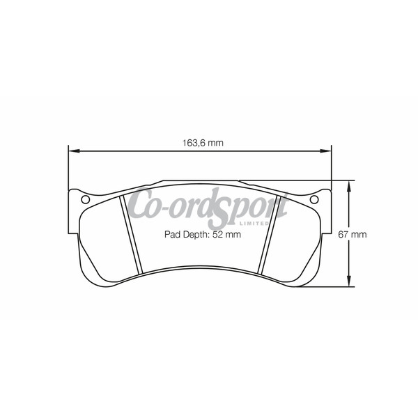 Pagid racing brake pads - RST1 image