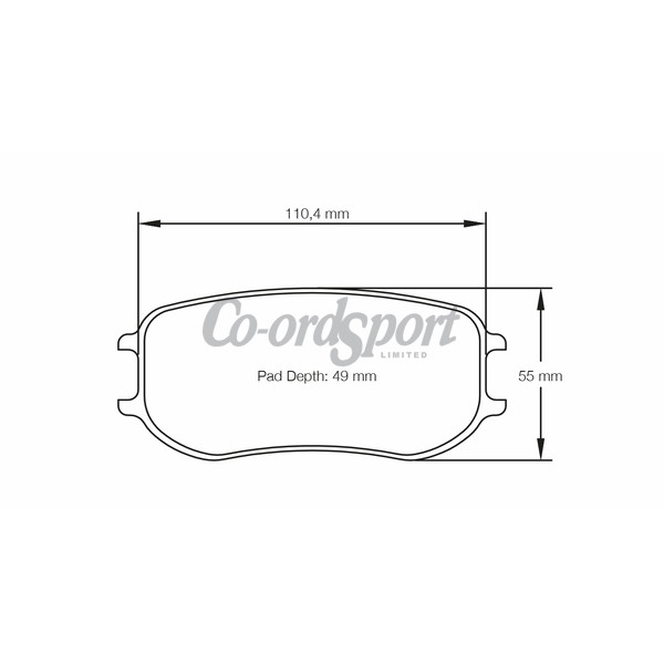 Pagid racing brake pads -RST3 image