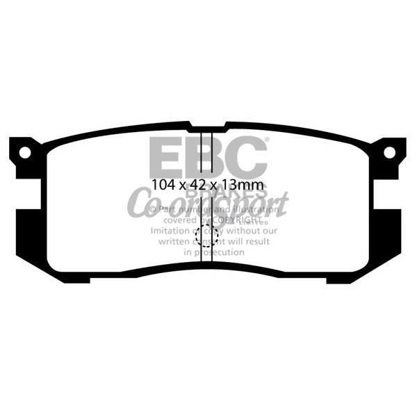 EBC Ultimax OEM Replacement Brake Pads image