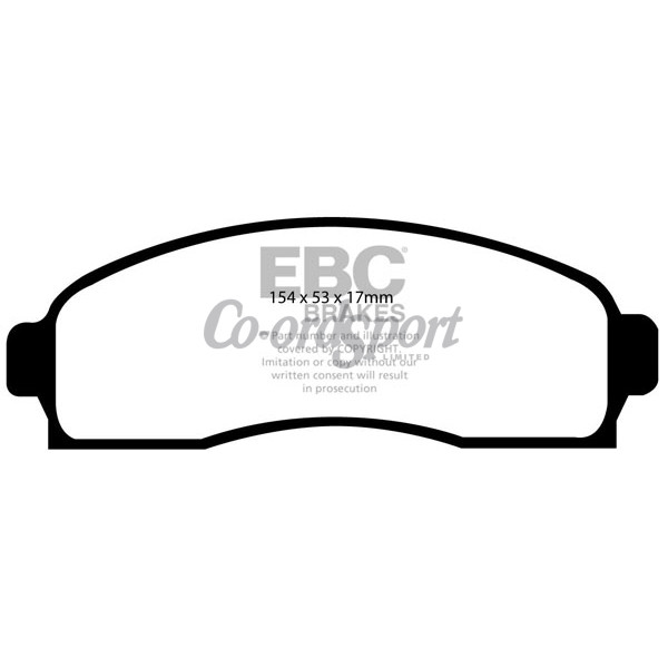 EBC Ultimax OEM Replacement Brake Pads image