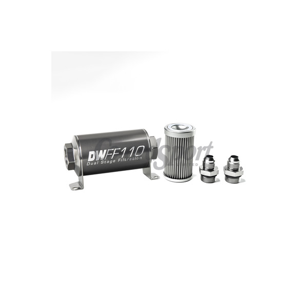 DW In-line fuel filter element and housing kit  stainless st image