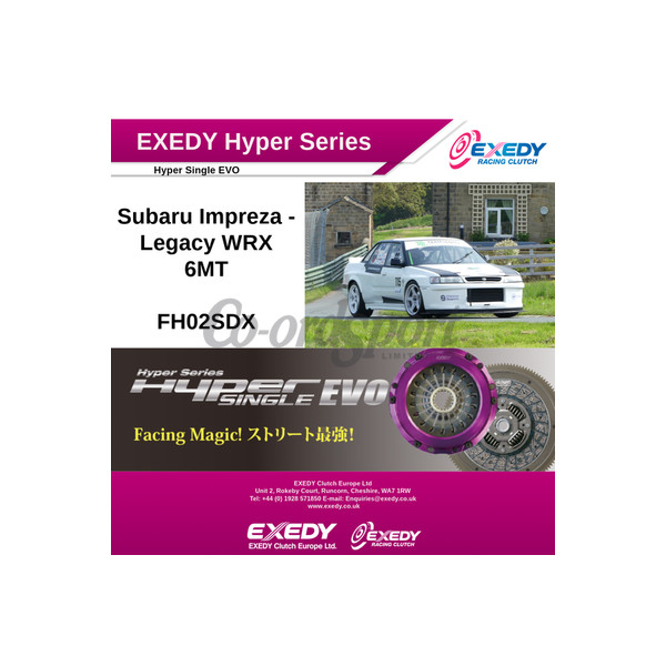 Exedy Hyper Single Evo Impreza WRX 6MT GRB GVB VAB EJ20 Turbo image