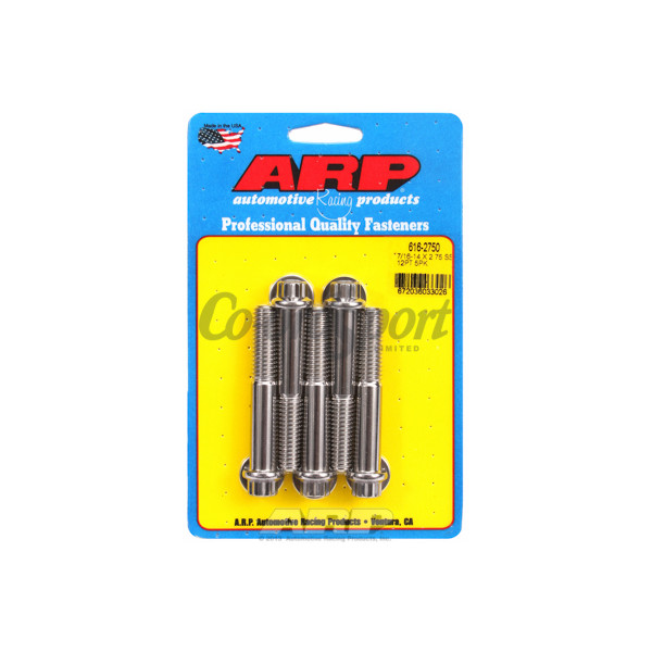 ARP 7/16-14 X 2.750 12pt SS bolts image