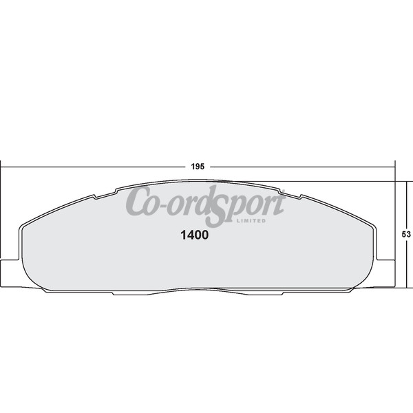 PFC 1400 Carbon Metallic Brake Pad Set image