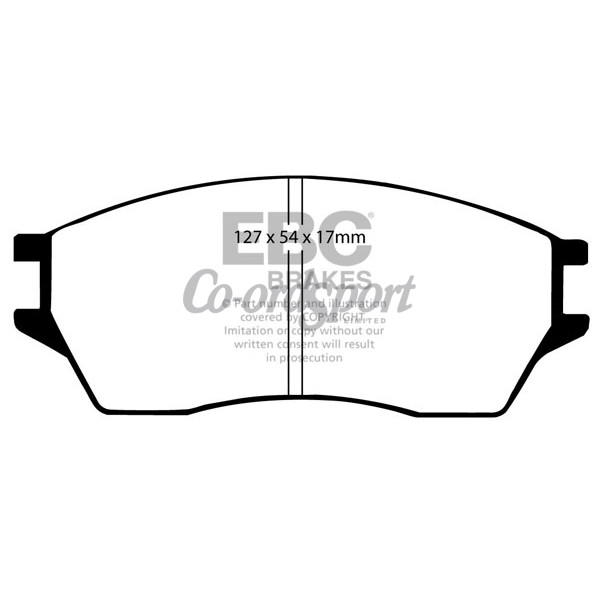 EBC Ultimax OEM Replacement Brake Pads image