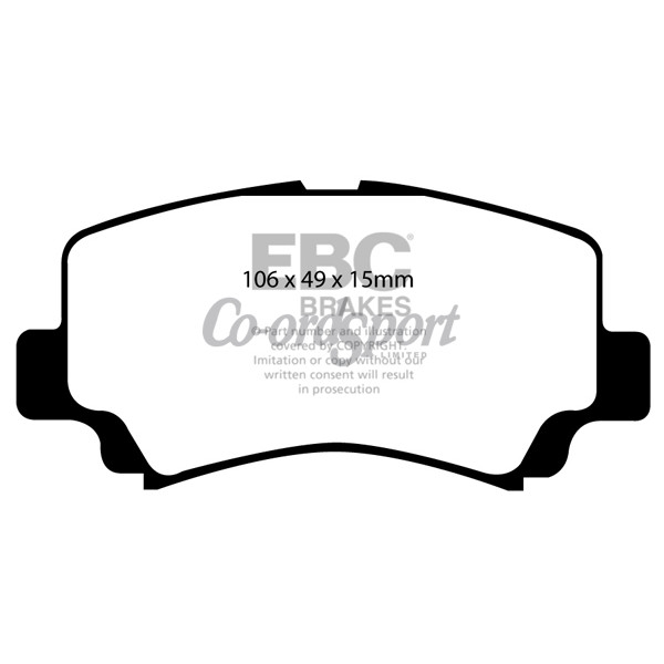 EBC Ultimax OEM Replacement Brake Pads image