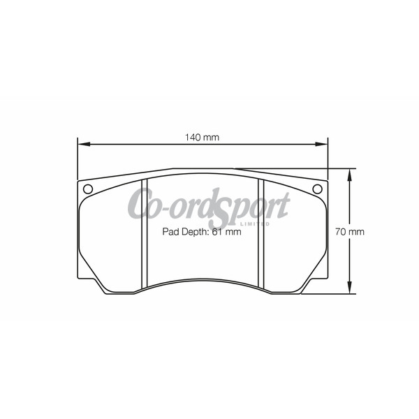 Pagid racing brake pads - RST1 image