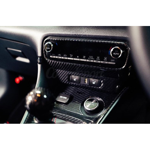 TOMS GR Yaris Carbon Air Conditioner Switch Dry Carbon image