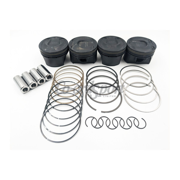 MAHLE FORD ST EcoBoost 2.0L Piston Set with Rings 87.51mm 9.3CR image