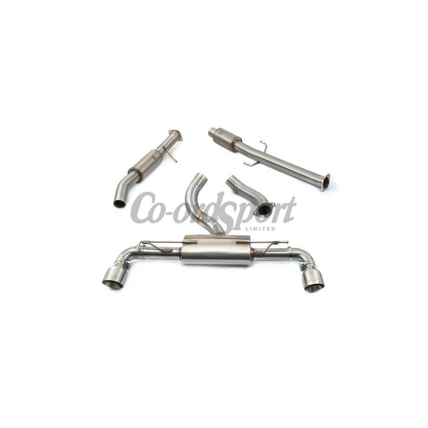 COBRA Toyota Yaris GR (20 >) Cat Back - Non-Resonated - CF Tips image