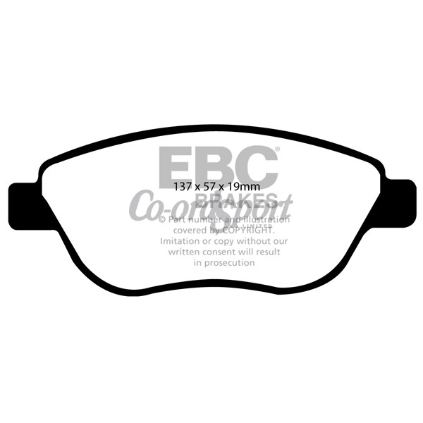 EBC Ultimax OEM Replacement Brake Pads image