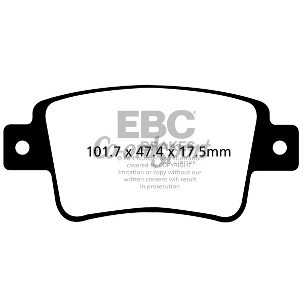 EBC Ultimax OEM Replacement Brake Pads image