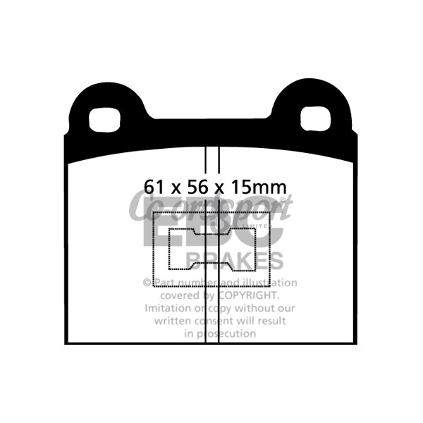 EBC Ultimax OEM Replacement Brake Pads image