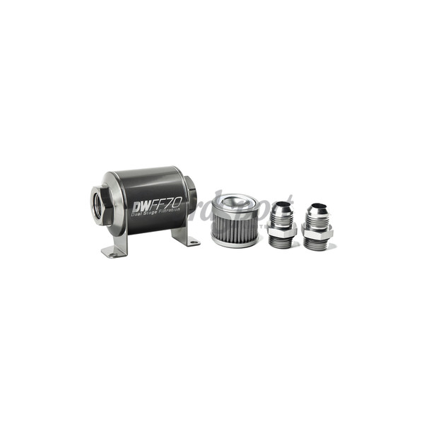 DW In-line fuel filter element and housing kit  stainless st image